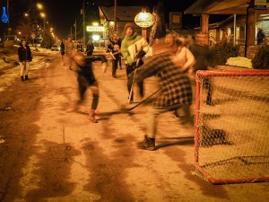 Street Hockey Night in Canada at the Red Tree Lodge