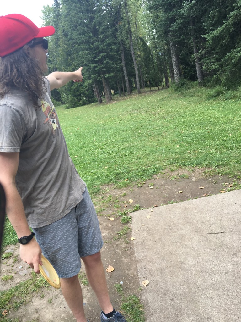 disc golf in James White Park