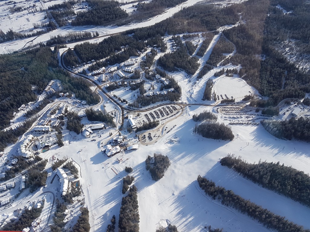 tour over the base of the Fernie Alpine Resort