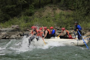 Summer river activities in Fernie