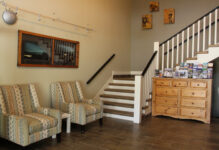 Lobby of hotel in Fernie BC